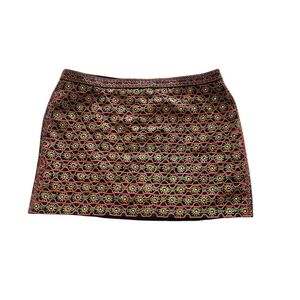 Floral Patterned Skirt - Multicolor